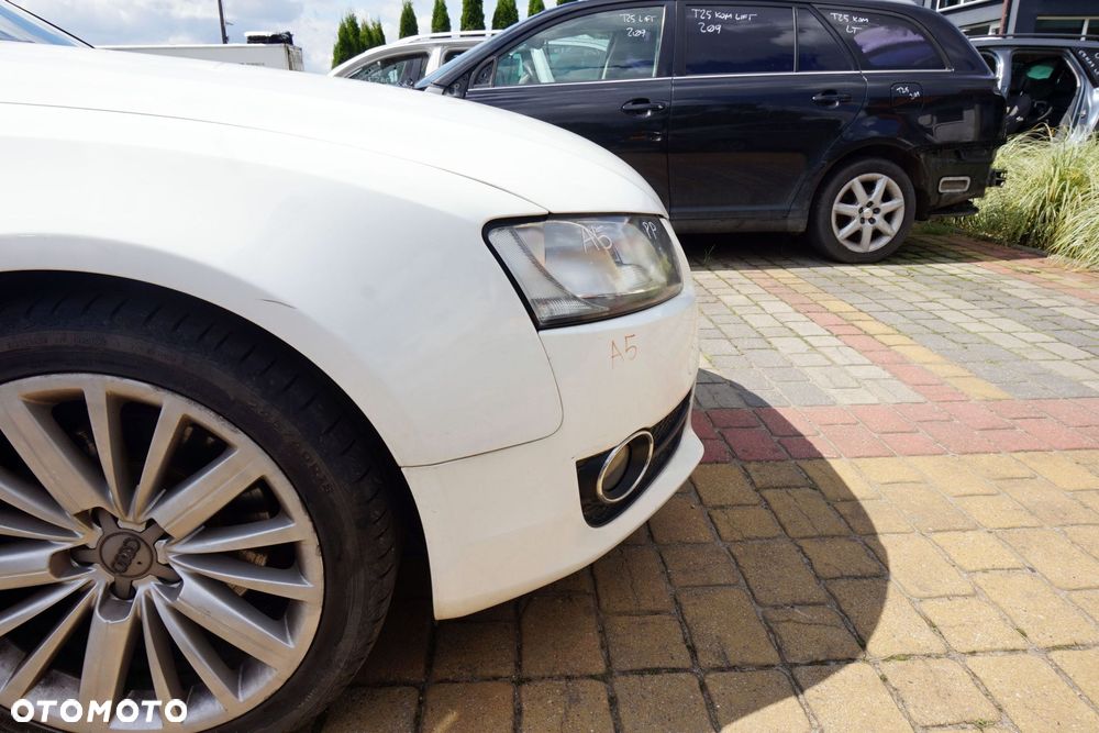 MASKA ZDERZAK BŁOTNIKI LAMPY A5 I 8T LY9C  AUDI 2007-2016 BIAŁY PRZÓD KOMPLETNY - 12