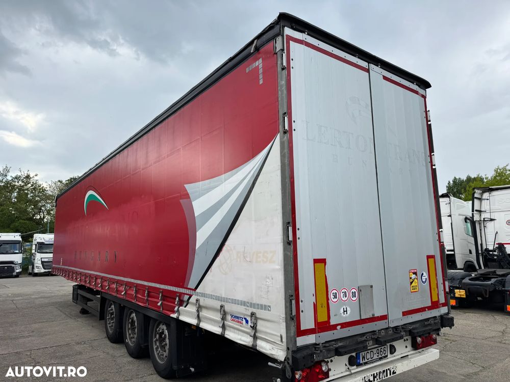 Schmitz Cargobull mega, liftanta, anvelope noi /55, ALCOA, scanduri aluminiu, finantare - 3