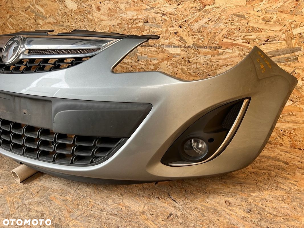 ZDERZAK PRZEDNI przód OPEL CORSA D LIFT halogeny Lakier: Z179 - 3