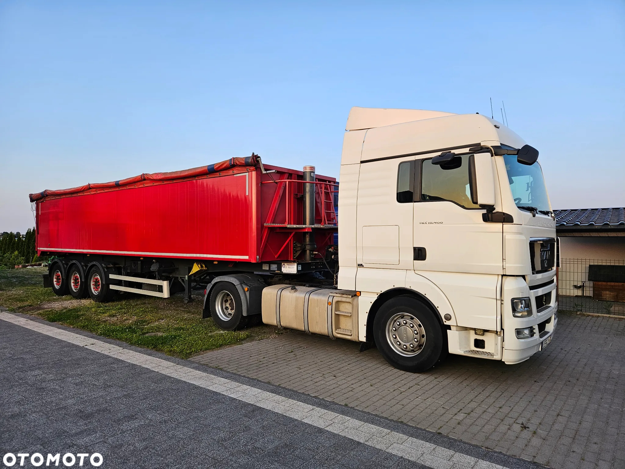 MAN TGX zestaw Gras 45m3 - 3