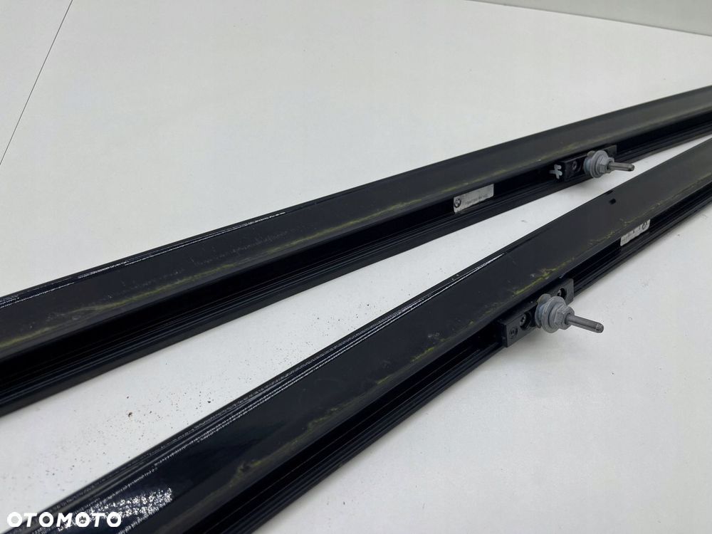 BMW X3 F25 RELINGI DACHOWE CZARNY POŁYSK KOMPLET 8047359 8047360 - 9