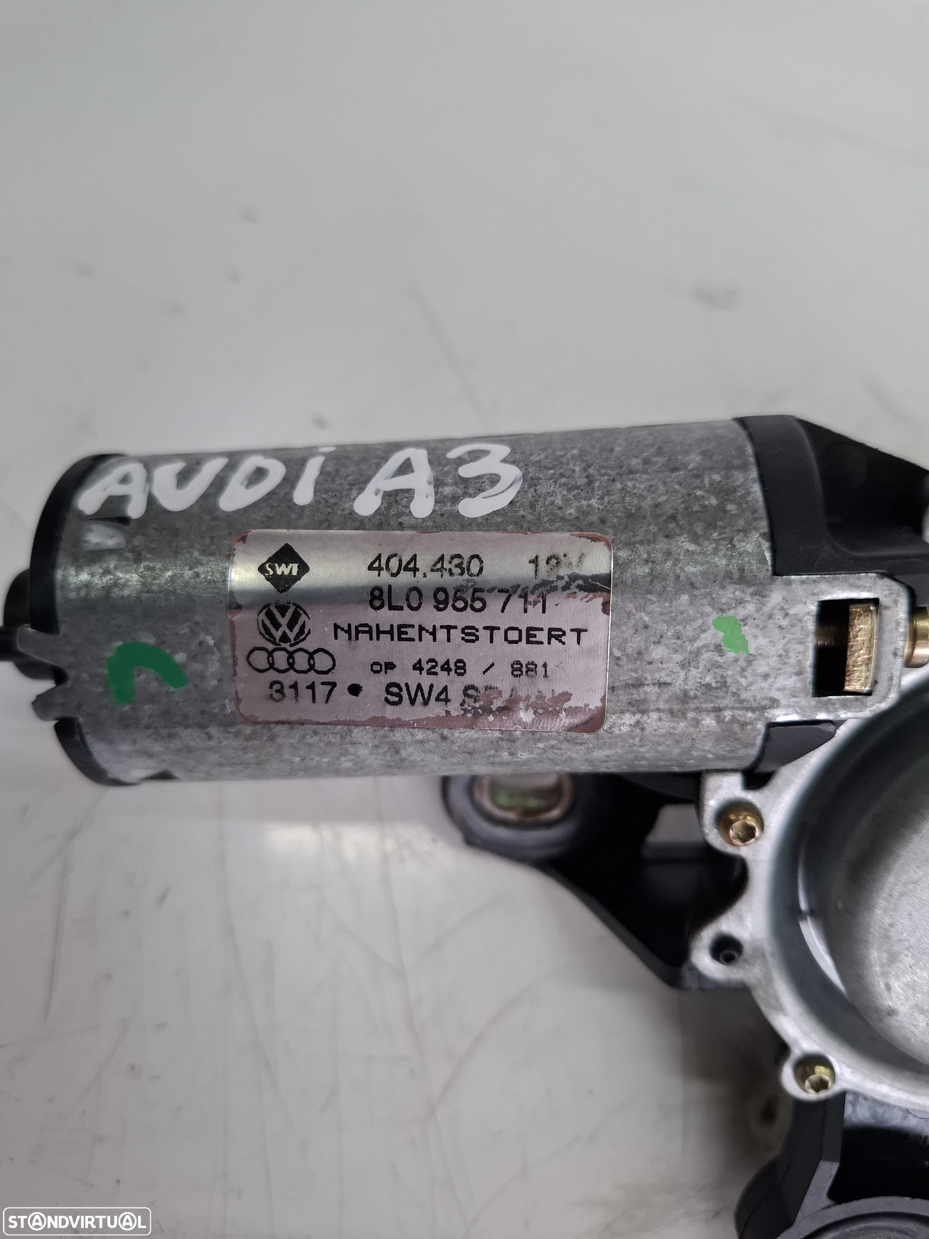 Motor limpa vidros traseiro  AUDI A3 404 430 8L0 955 711 - 3