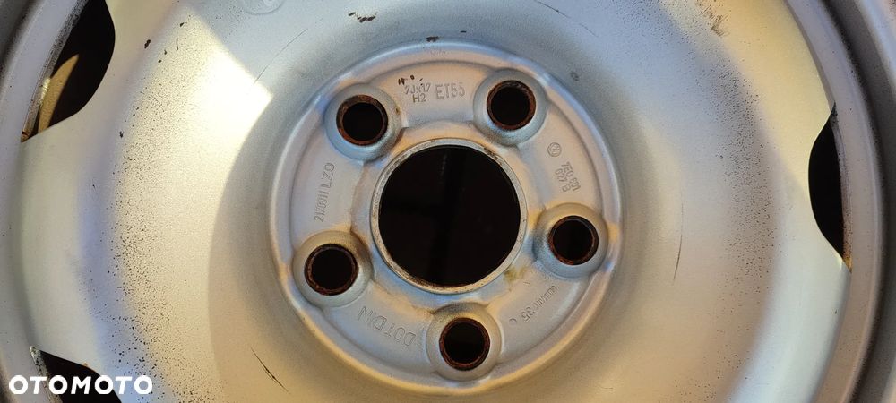 FELGI STALOWE 5x120 7E0601027B 7Jx17 CALI ET55 VW T5 T6 KOMPLET 4 SZTUKI - 6