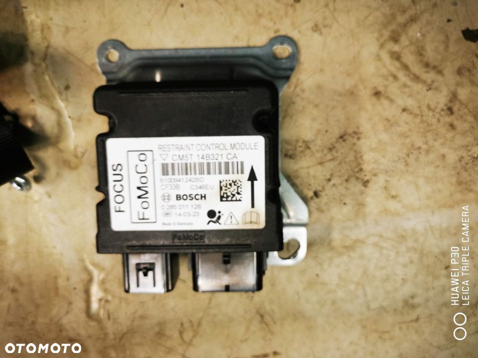 DESKA ROZDZIELCZA konsola kokpit pulpit poduszki airbag pasy KOMPLET ORYGINALNY Ford Focus MK3  GDYNIA - 6