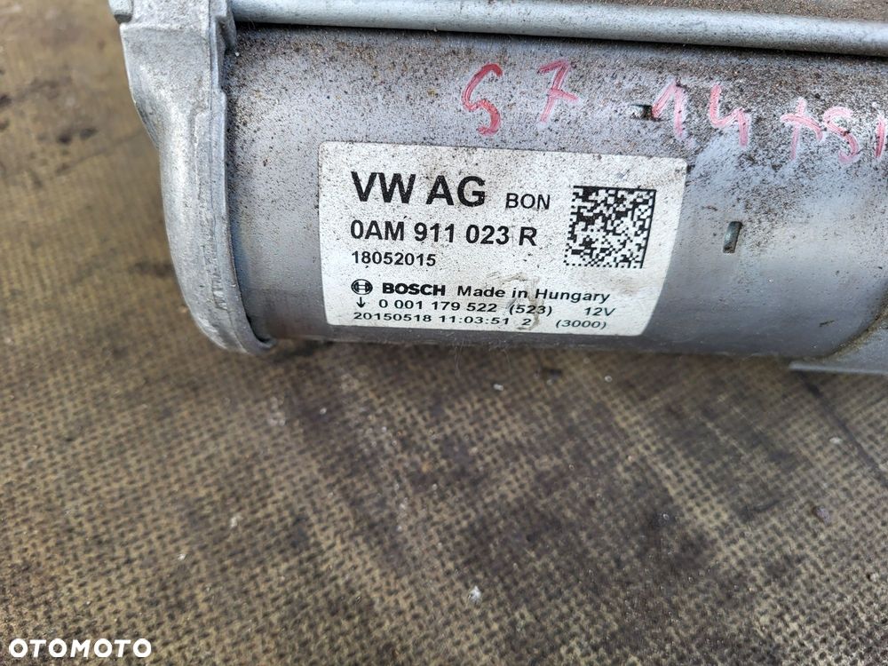 Rozrusznik vw golf 7 1.4tsi automat - 2