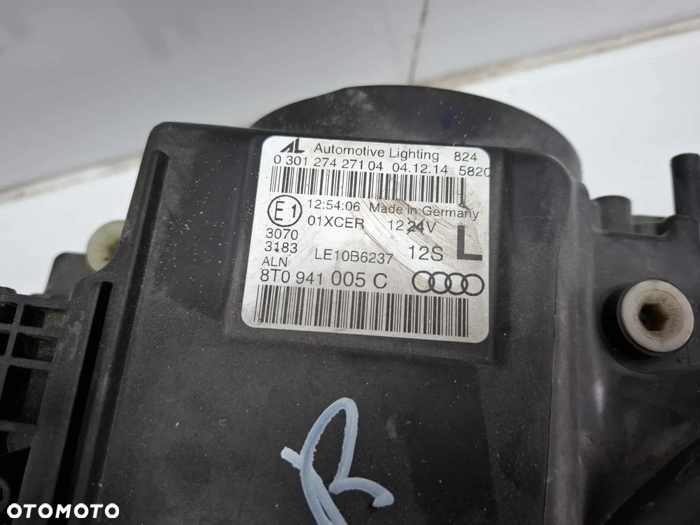 LAMPA LEWA PRZEDNIA PRZÓD AUDI A5 8T0 LIFT 11-15 BI XENON NIESKRĘTNY IDEALNA 8t0941005c - 9