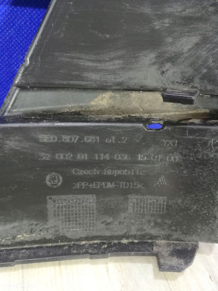 skoda octavia iii 3 5e 13/17 kratka zderzak przód przednia lewa 5e0 807 681 - 3