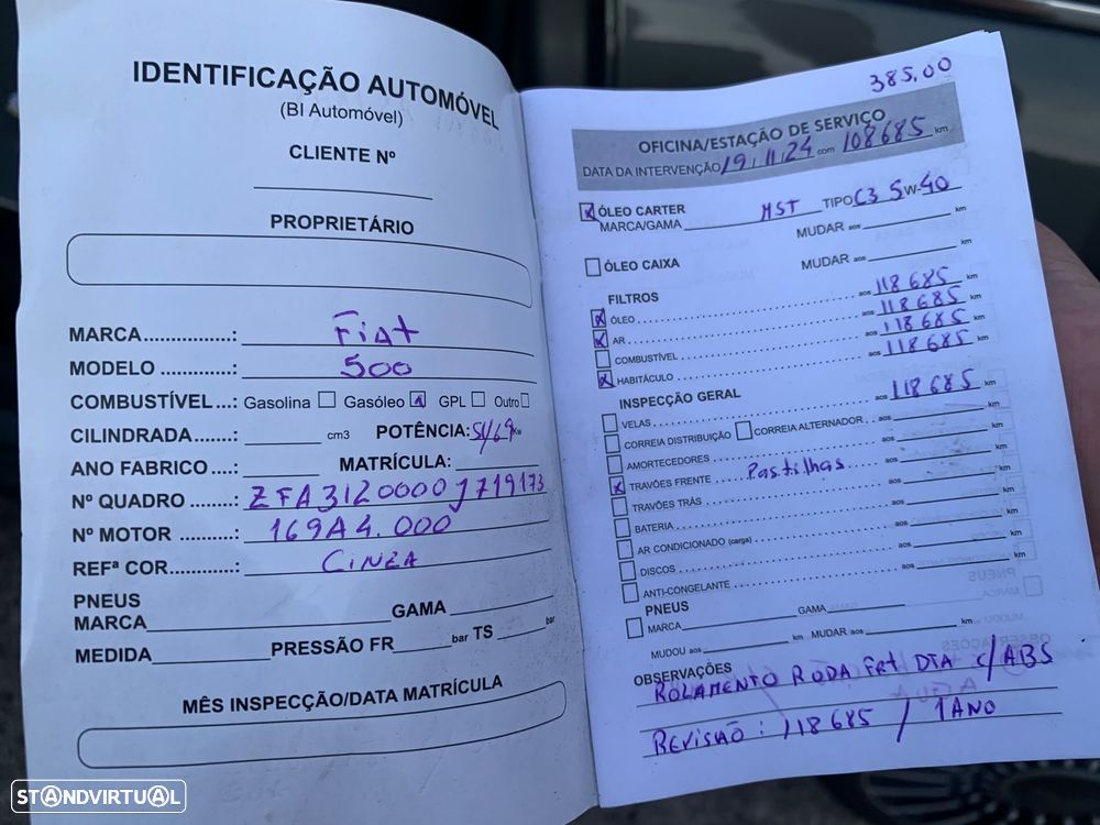 Fiat 500 1.2 Lounge J16 - 13