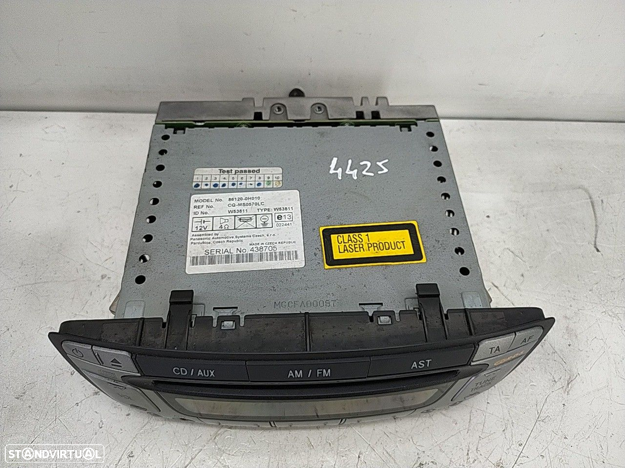 Auto Radio Cd Peugeot 107 (Pm_, Pn_) - 2