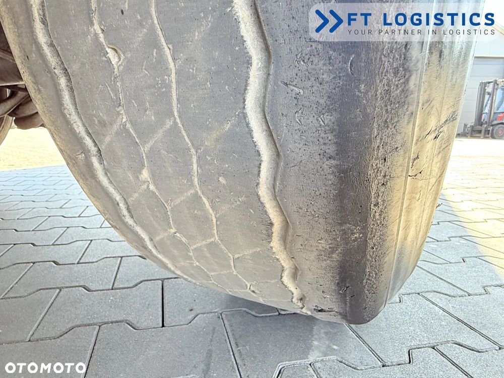 Tisvol TISVOL 2SNA | SAF | KLAPA + SZYBER DO ZSYPU | 43m3 | CAŁA ALUMINIOWA | MASA WŁASNA 5240 KG | PODNOSZONA PIERWSZA OŚ | ALUFELGI - 17