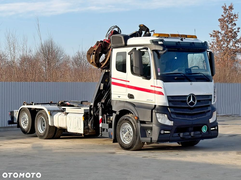 Mercedes-Benz ACTROS 2542 * HAKOWIEC * LOGLIFT 105 Z * STAN BDB - 3