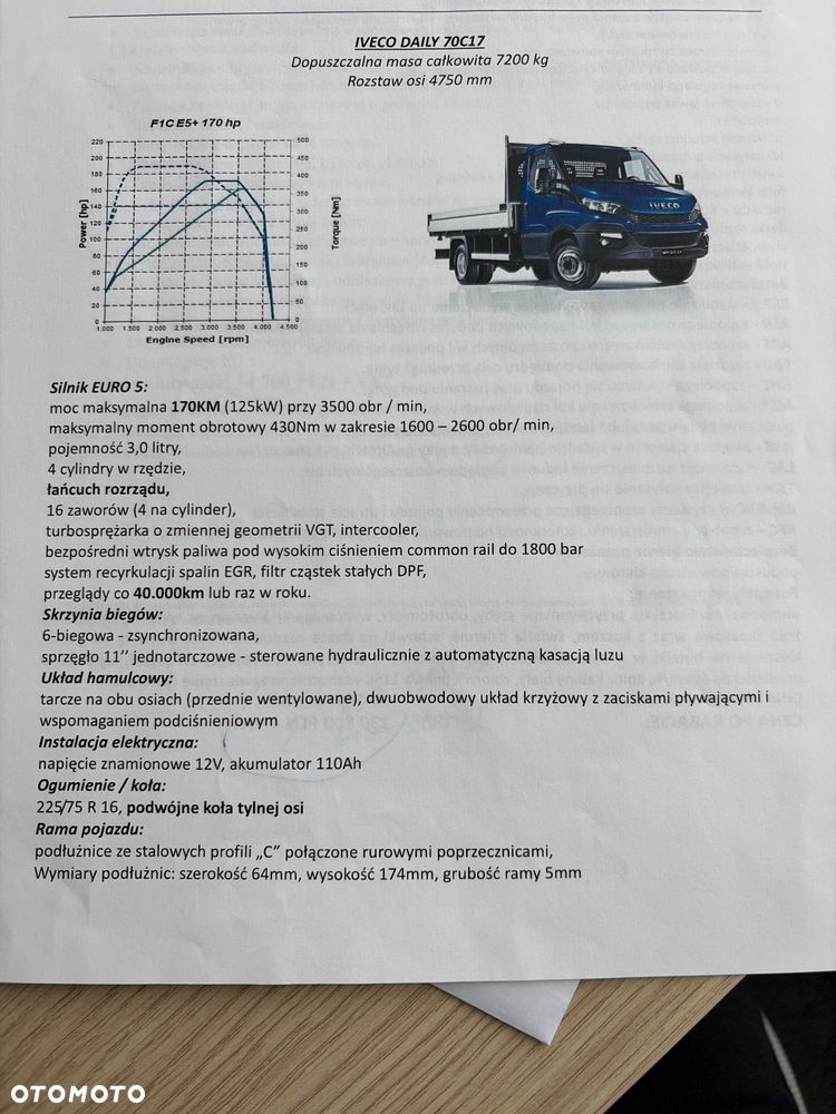 Iveco Daily 70c17 - 12