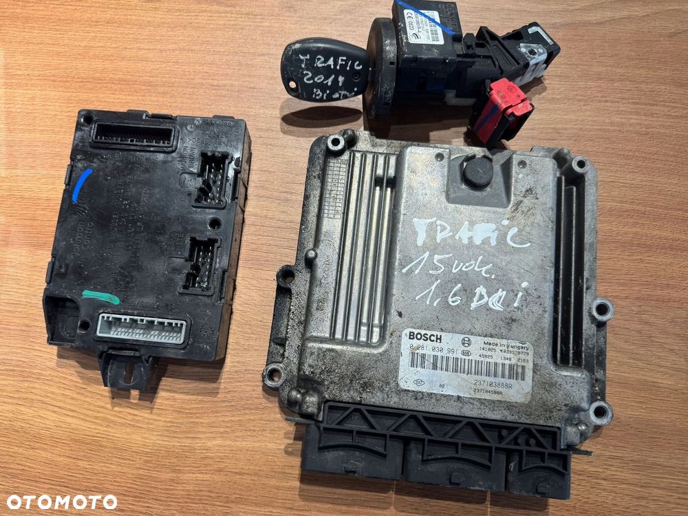 Trafic III Vivaro B1,6 DCI zestaw sterownik komputer 0281030991 - 1