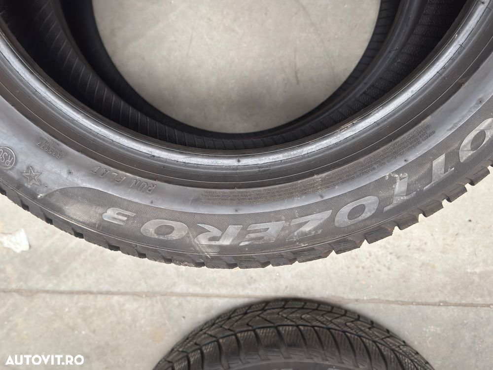 Vând 4 anvelope 245/50/19 Pirelli de iarnă cu runflat ca noi - 7
