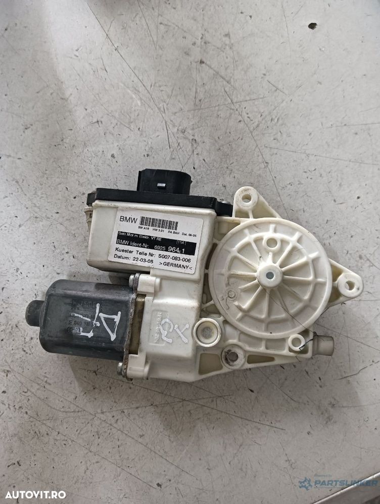 Motoras macara geam dreapta fata BMW X3 (E83N) [ 2003 - 2011 ] OEM 69259641 - 2