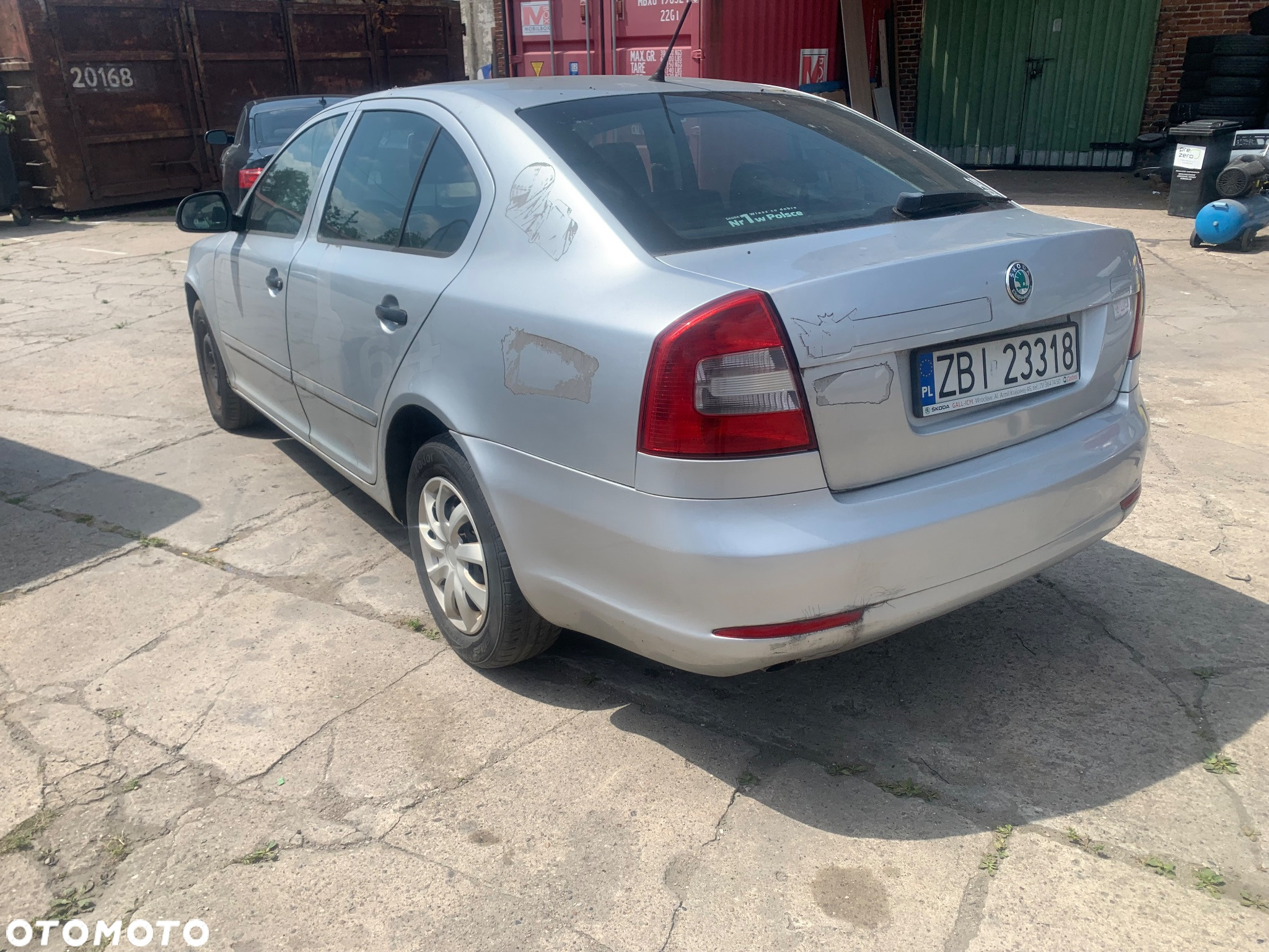 Skoda octavia 2 lift cala na części LA7W srebrna - 5