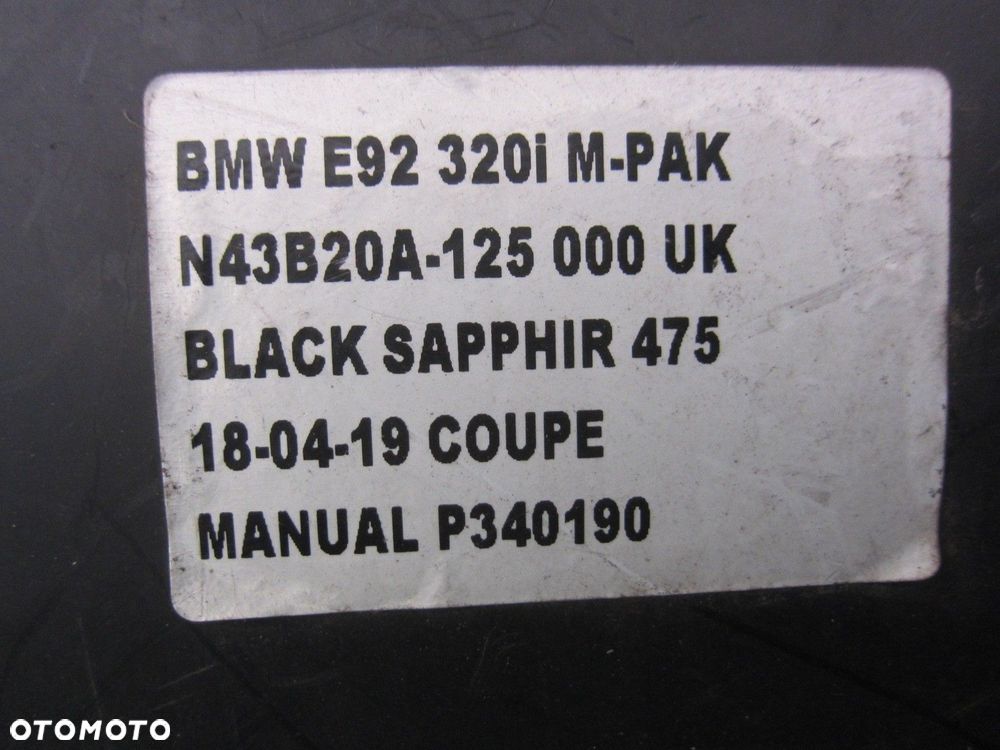 BMW E92 E93 NADKOLE PRAWE PRZEDNIE PRAWY PRZÓD TYLNA CZĘŚĆ 51717154412 - 6
