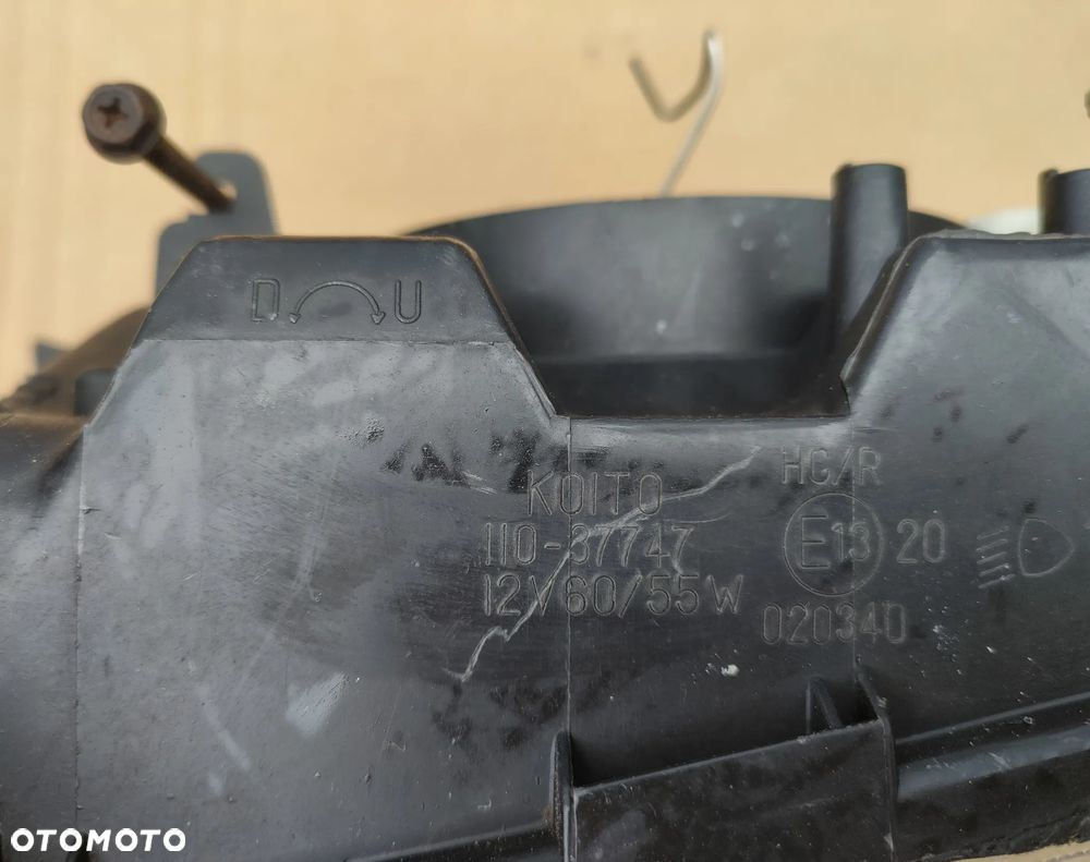 Reflektor lewy Lampa lewa Mitsubishi Pajero II 1992- Europa - 2