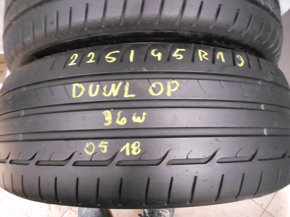 Opony 225/45r19 dunlop sport maxx rt 6,2mm lato para - 2