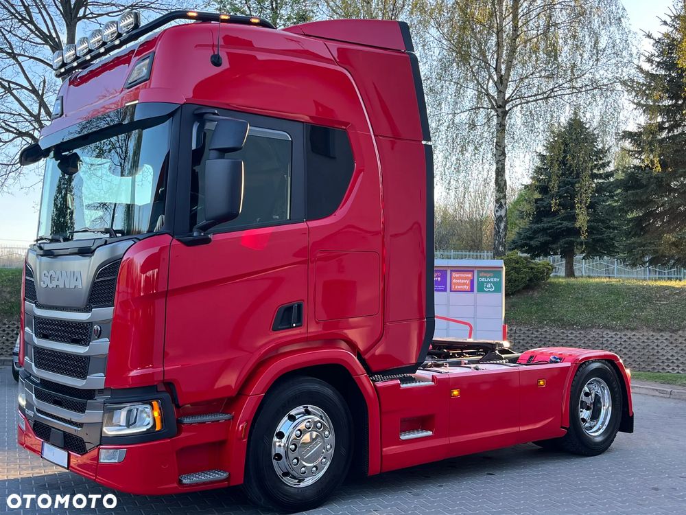 Scania R450//BOGATA WERSJA//RETARDER//KLIMA//NAWIGACJA//RADAR//FULL LED//HYDRAULIKA//PRZÓD/TYŁ NA PODUSZKACH - 9