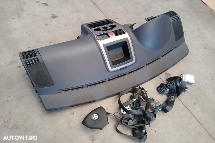 Kit airbag cu plansa de bord 1T0909605D 1T0857805C 1T1857705B 1T08578 - 3