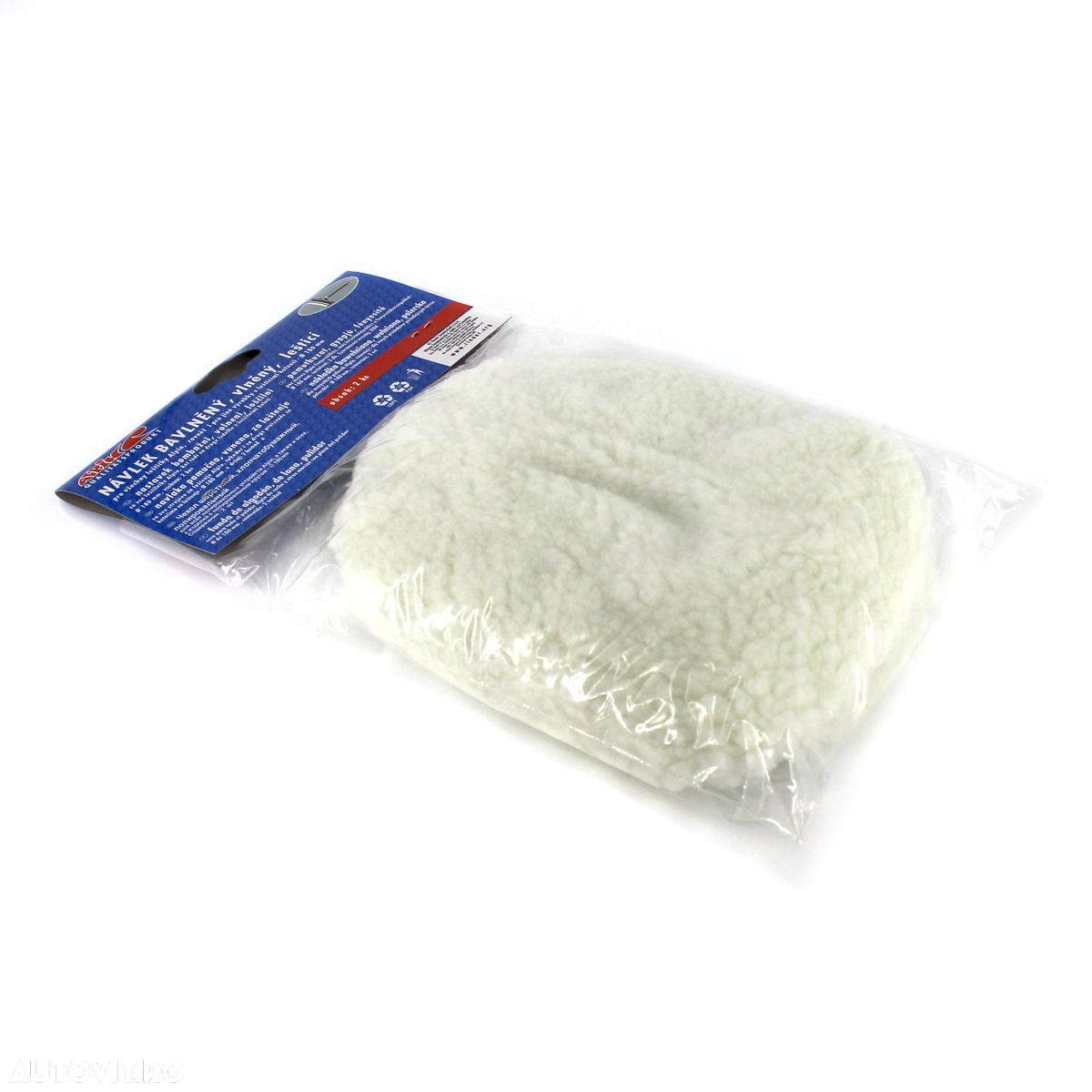 Huse lustruit polisat din lana 180mm, set 2 buc pentru masina polish - 2