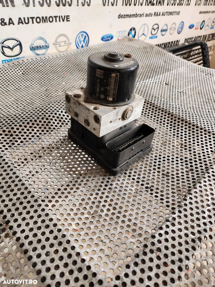 Modul Pompa Unitate ABS Skoda Octavia 2 Vw Touran Golf Jetta Caddy Seat Leon Altea Audi Cod 1KQ - D - 3