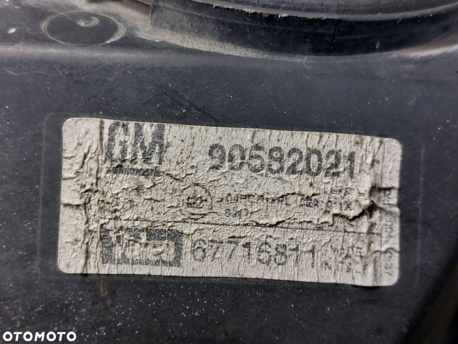 LAMPA LEWY PRZÓD + PRAWY PRZÓD OPEL ZAFIRA A LIFT Z380 90582021 - 11