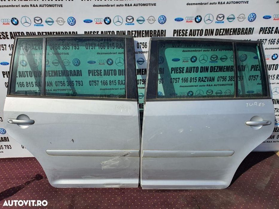 Usi Usa Portiera Stanga Dreapta Spate VW Touran Gri Dezmembrez VW Touran Usi Usa Portiera Stanga Dr - 1