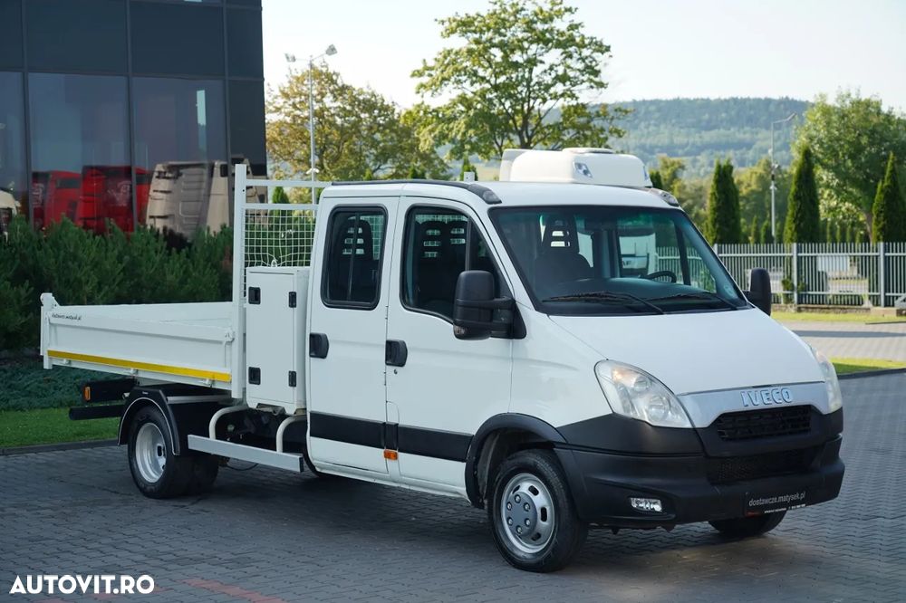 Iveco DAILY 35-130 / OȚEL CU BASCULATOR SPATE / CAMION MIX - 7 LOCURI / DOUĂ / MANUAL / IMPORTAT / - 12