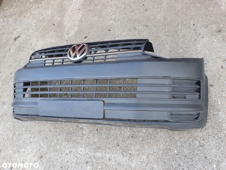 VW Transporter T5 lifting T6 15- zderzak przedni kratka 4Motion chrom - 2