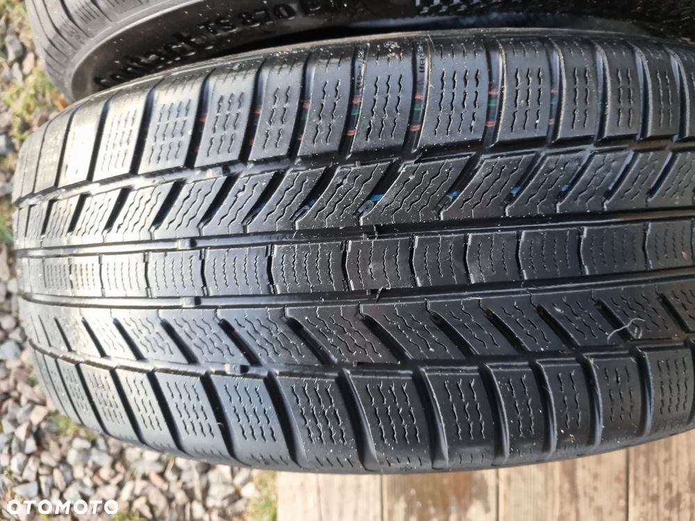 Opony Continental WinterContact TS870P 225/55R17 2022r,6,5/6mm bdb stan - 5