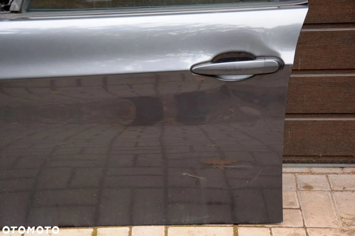 BMW E90 Drzwi lewy przód lewe A22/7 Sparkling Graphite Metallic Kompletne - 3