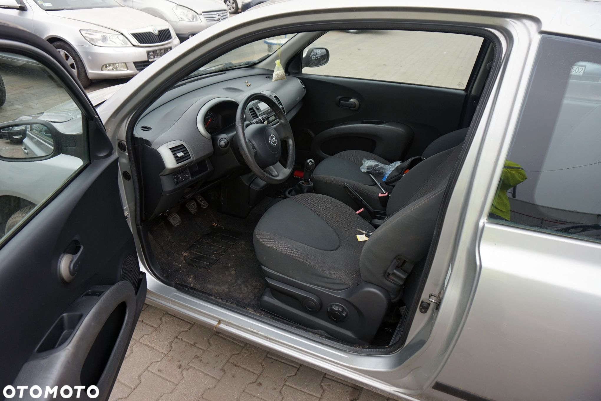 NISSAN MICRA K12 3D HB 2005 KY0 1.2 12V CR12DE 65KM SREBRNY na części - 9
