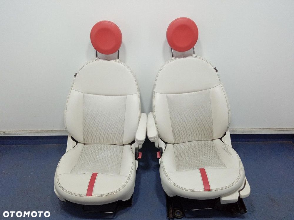 FIAT 500 500E I 12-19 USA FOTELE KANAPA BOCZKI KOMPLET - 6