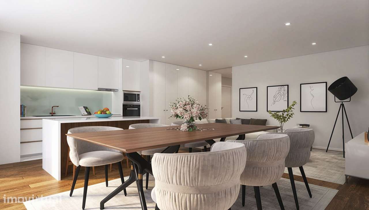 Apartamento T2 com varanda no Edifício Santiago em Leça da Palmeira - Grande imagem: 4/16