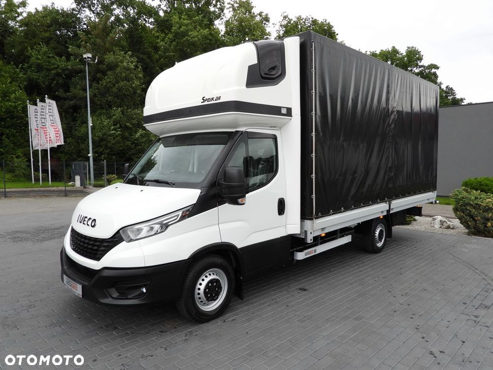 Iveco DAILY 35S18 PLANDEKA 10 PALET WEBASTO TEMPOMAT NAWIGACJA LEDY KLIMATYZACJA  180KM - 7