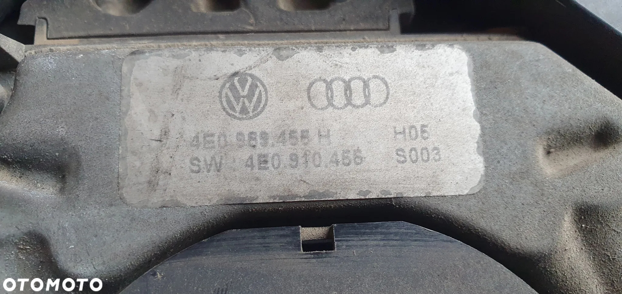 Wentylator chłodnicy wentylatory Audi A8 D3 4.2 TDI 4E0959455H 4E0910455 4E0121205B - 8