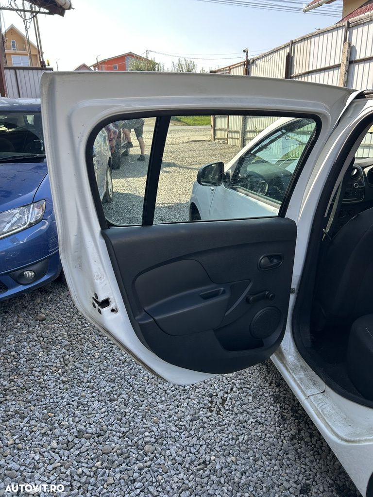 Usa Stanga Spate Dacia Sandero 2 Facelift 2016 - 2020 Hatchback 4 Usi ALB (1327) - 3