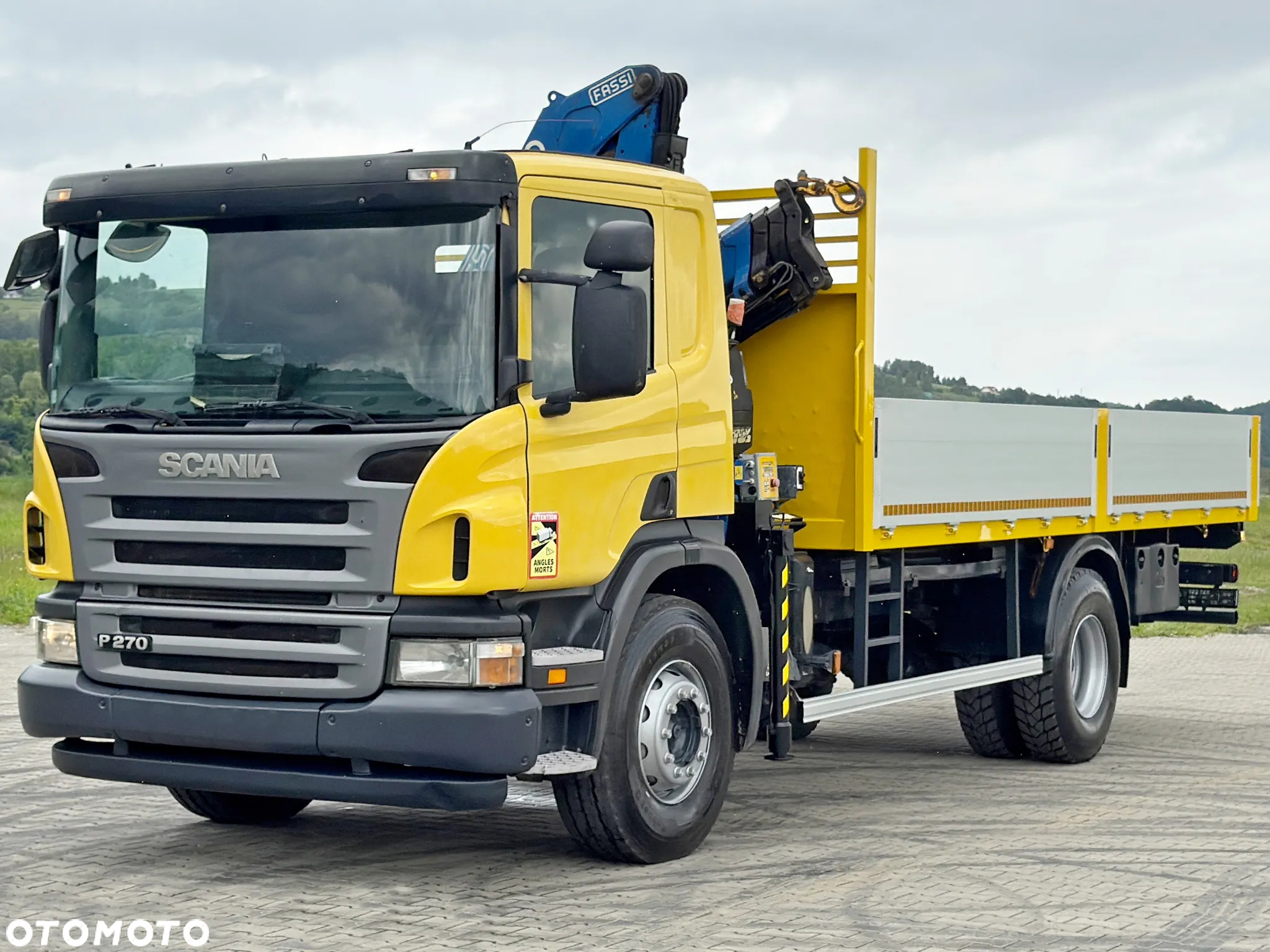 Scania P 270 * SKRZYNIA 6,15 m + FASSI F110A.23 + PILOT - 4