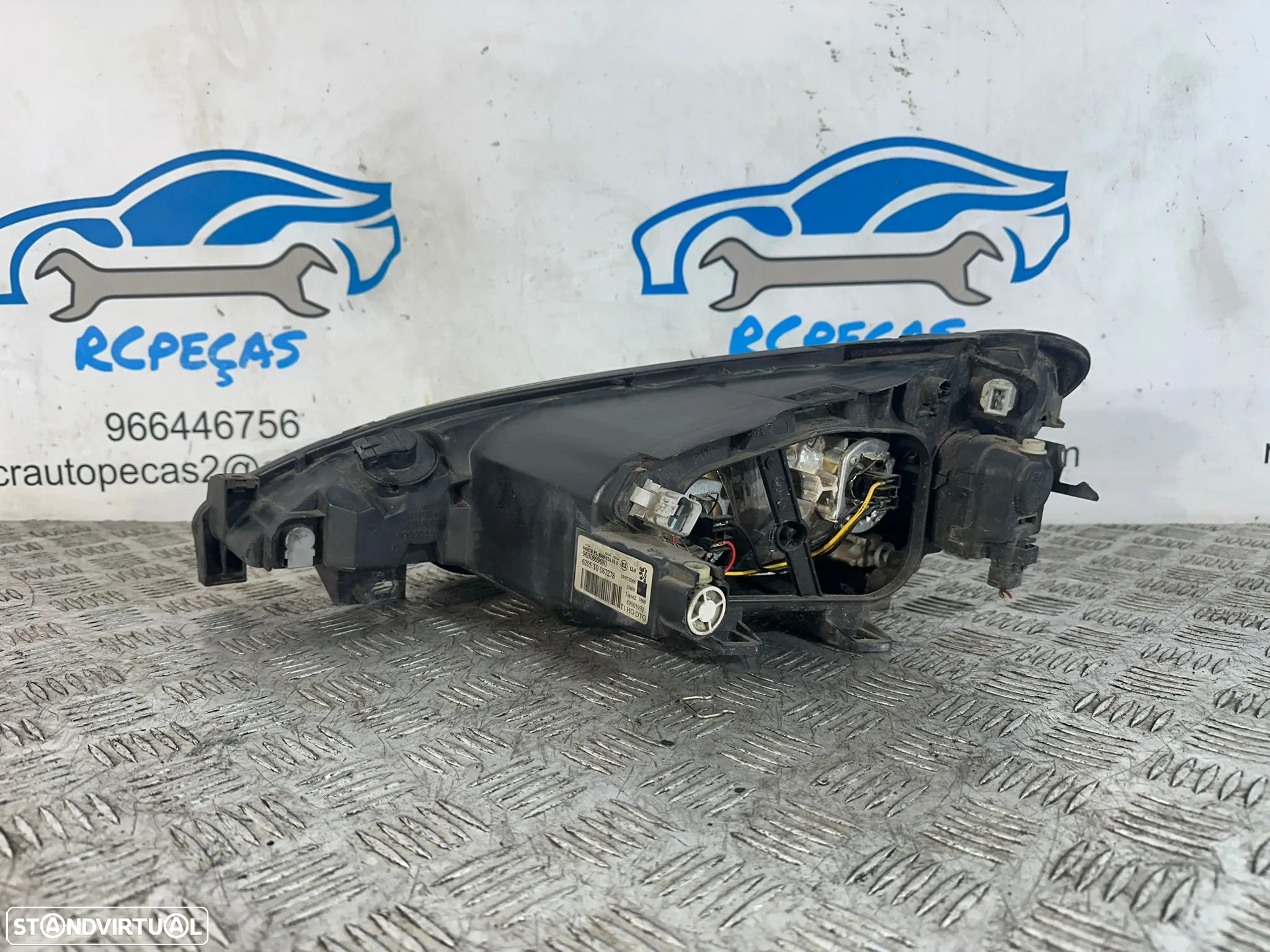Farol Otica Frente Frontal Direita Original Peugeot 206 Facelift 9630869680 - 5