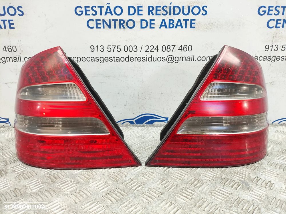 Farolins traseiros trás direito esquerdo LED originais Mercedes Benz Classe E W211 Carro Avantgarde Pré Facelift de 2001 a 2006 - 2