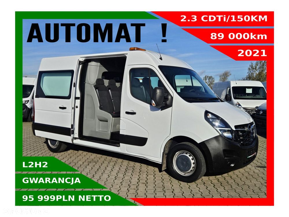 Opel movano L2H2 *95999zł Netto* Brygadówka 7 osób 2.3 CDTi/150KM - 1