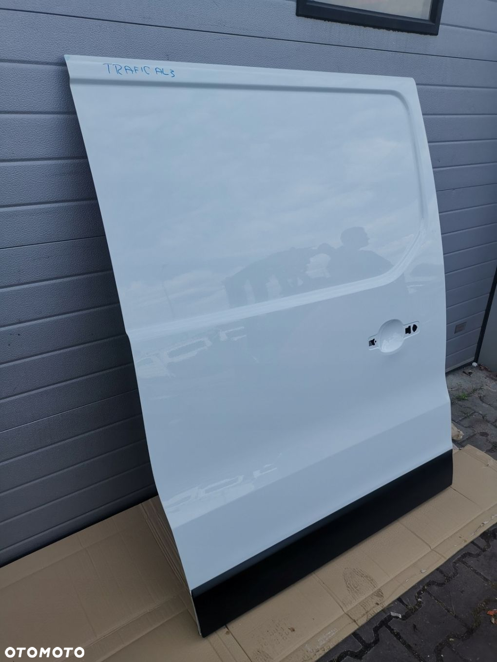 Drzwi Przesuwne Prawe Renault Trafic III Opel Vivaro B 2014- BIAŁE - 2