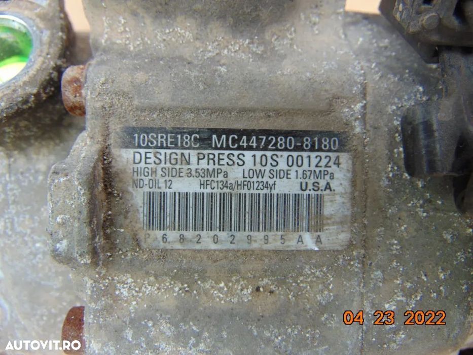 Compresor clima Jeep grand cherockee 4 motor 3.0 honda odyssey  crysle - 3