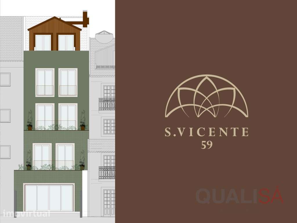 Apartamento T0 novo no centro histórico em S. Vicente em Braga - Grande imagem: 2/18