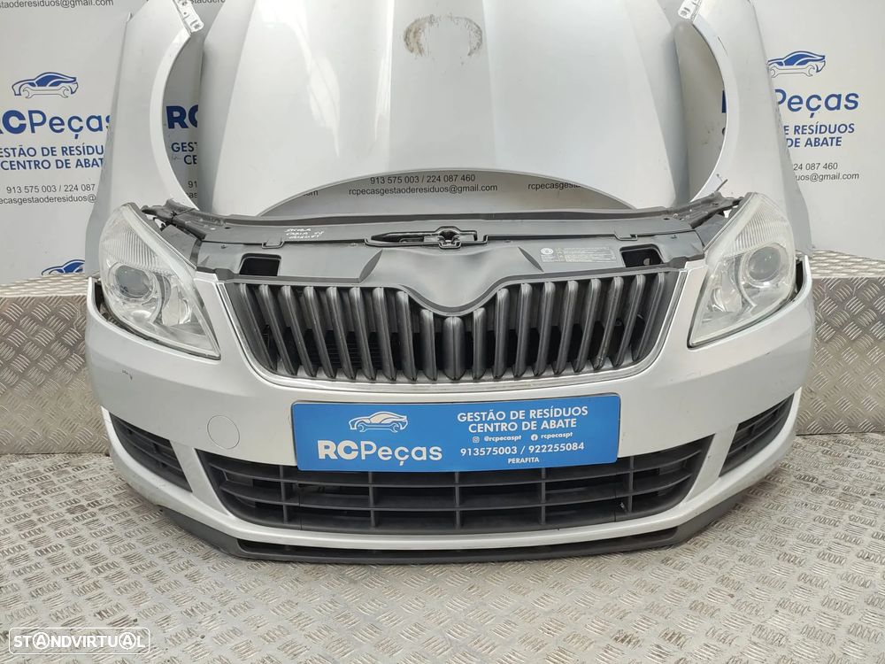 Frente Completa Skoda Fabia Mk2 5J Facelift de 2010 a 2014 Gasolina Original - 4