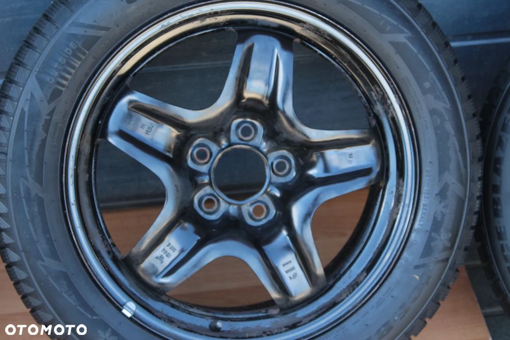 FELGI STALOWE STRUKTURALNE OPONY ZIMOWE OPEL OPEL ZAFIRA C ASTRA J K 5X115 17 CALI 215/55/17 IS44 - 5