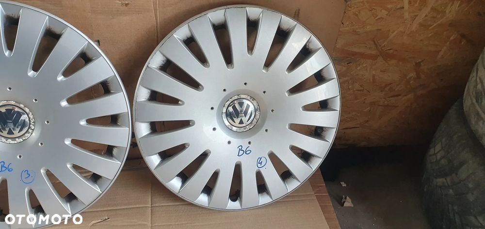 Dekielki kołpaki kapsle komplet 16" VW Passat B6 3C0601147D - 6