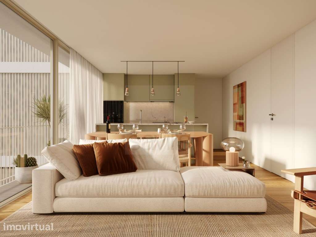 Apartamento T2 com varanda em Matosinhos Sul - Grande imagem: 2/16